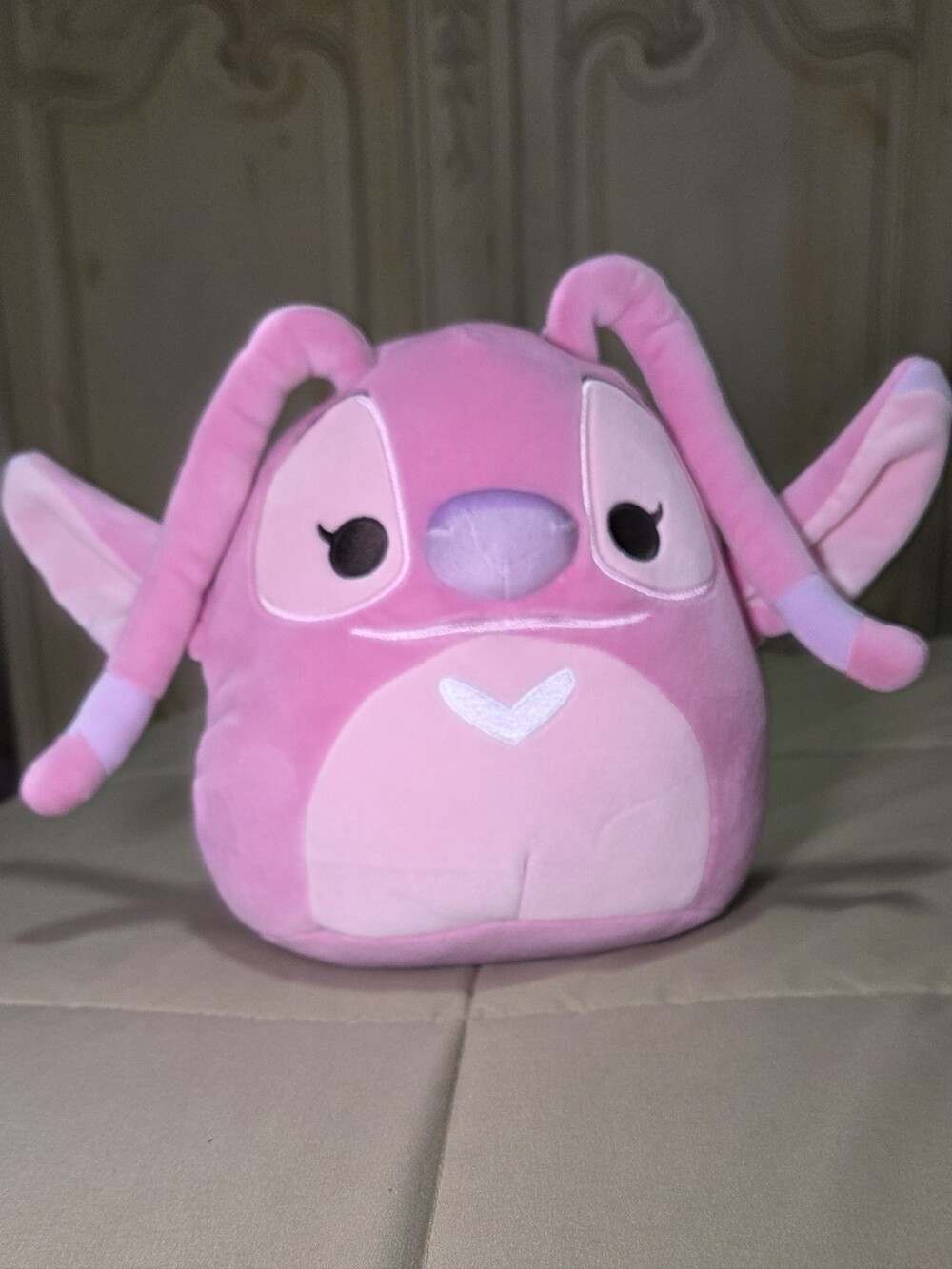 Disney Angel Pink Plush Stuffed Animal Approx. 9" Lilo & Stitch